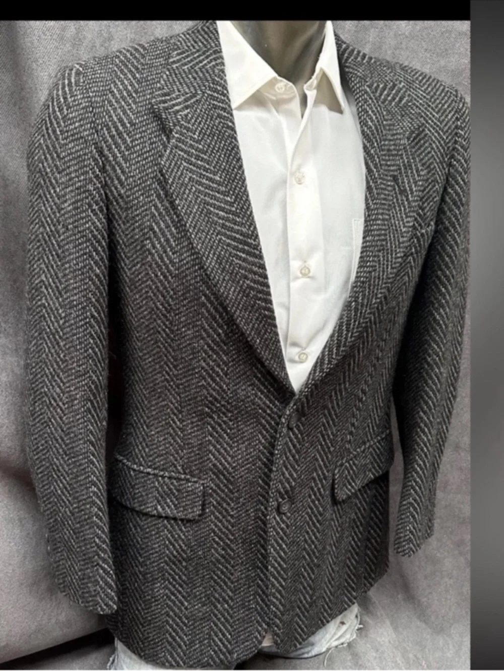 Vintage wool tweed sport coat blazer men’s 40 long